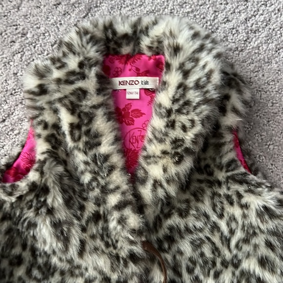 Sold Kenzo kids super cute feux fur gilet - Picture 8 of 11